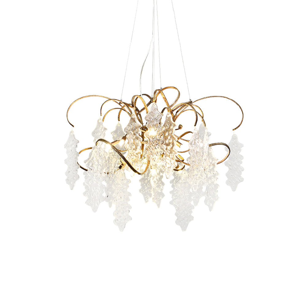 Luxury Niagara Round Glass Chandelier - Nuvé