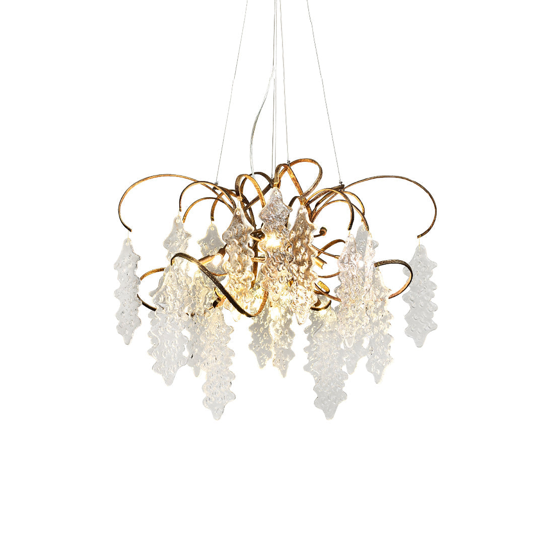 Luxury Niagara Round Glass Chandelier - Nuvé