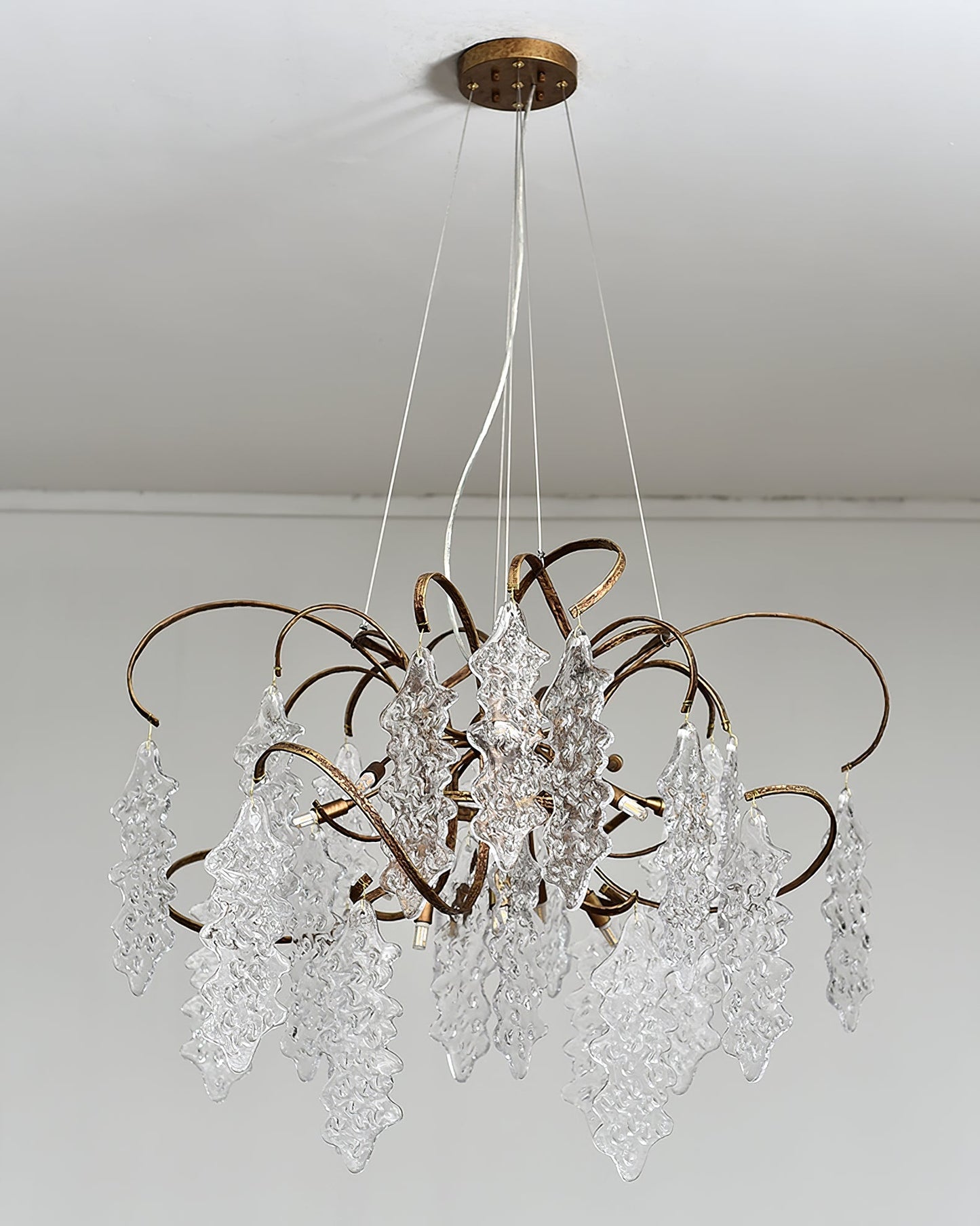 Luxury Niagara Round Glass Chandelier - Nuvé