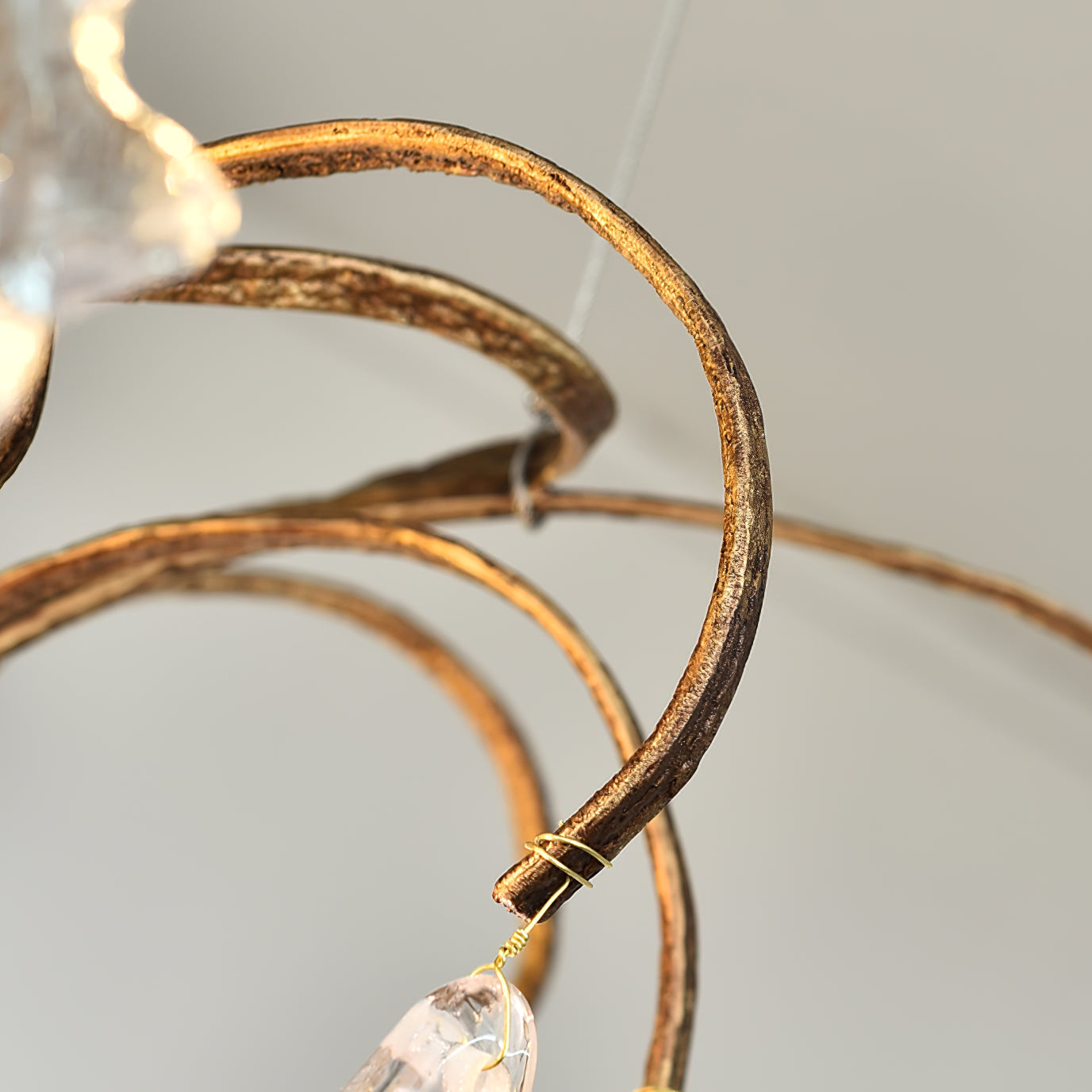 Luxury Niagara Round Glass Chandelier - Nuvé