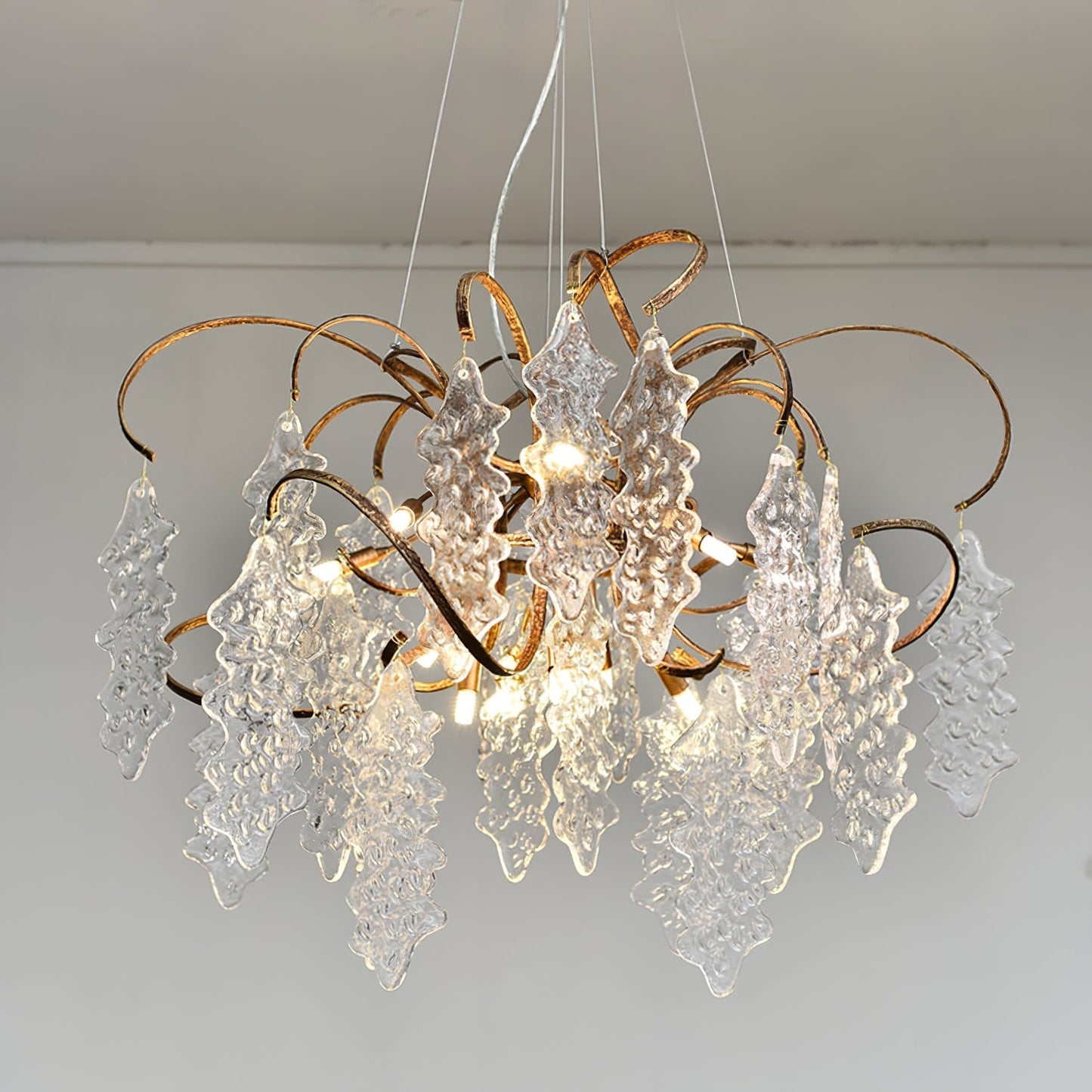 Luxury Niagara Round Glass Chandelier - Nuvé