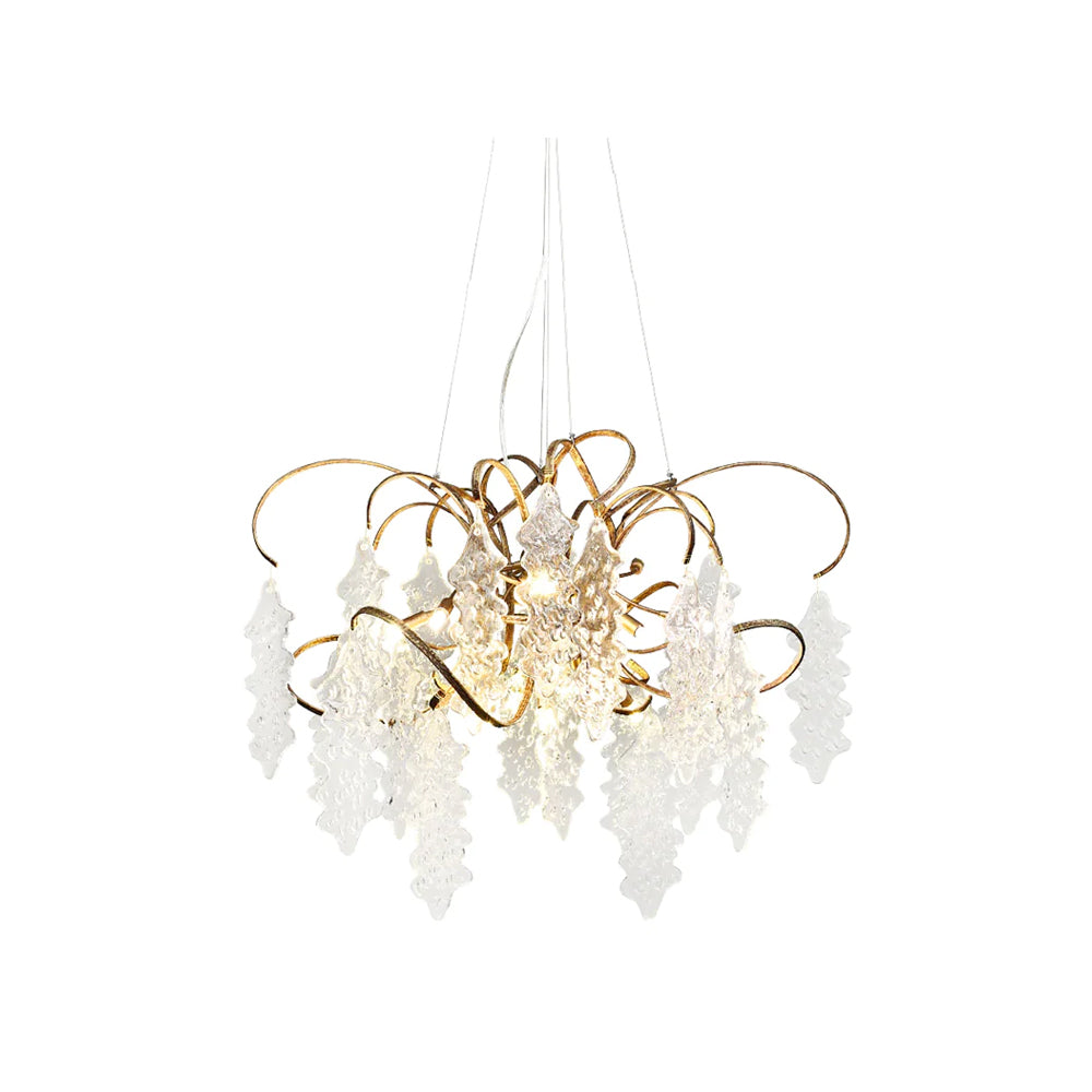 Luxury Niagara Round Glass Chandelier - Nuvé