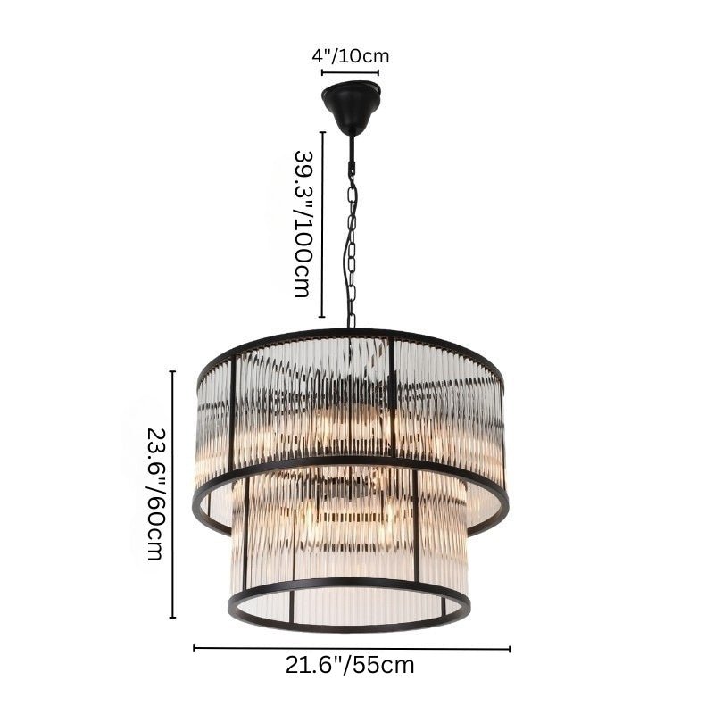Noros Round Chandelier - Nuvé