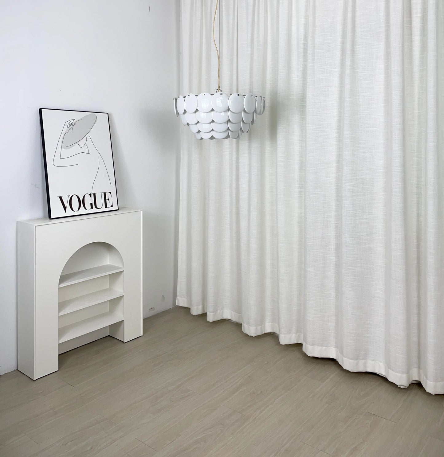 Pembridge White Ceramic Chandelier - Nuvé