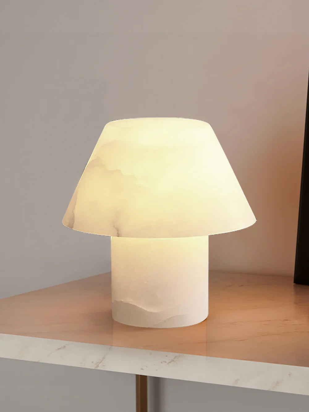 Alabaster Petra Stone House Table Lamp - Nuvé