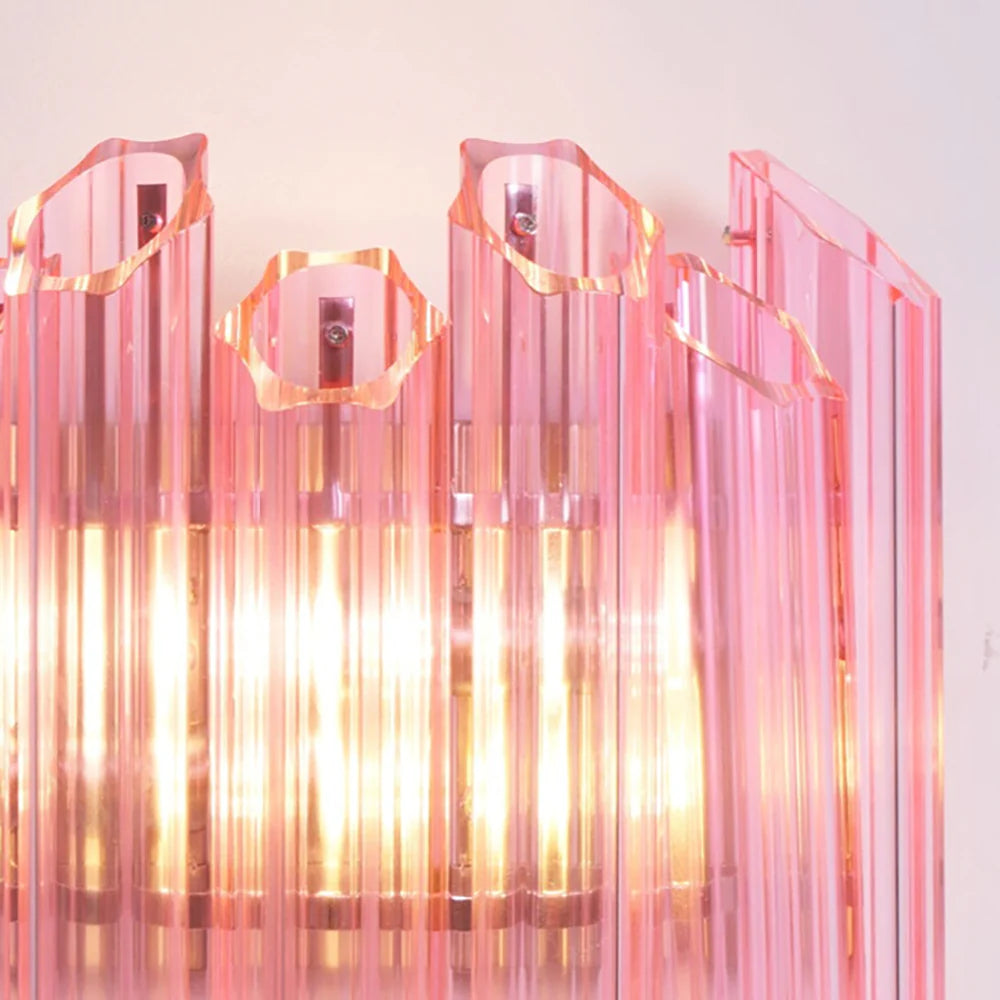 Pink Mirror Palermo Wall Light - Nuvé