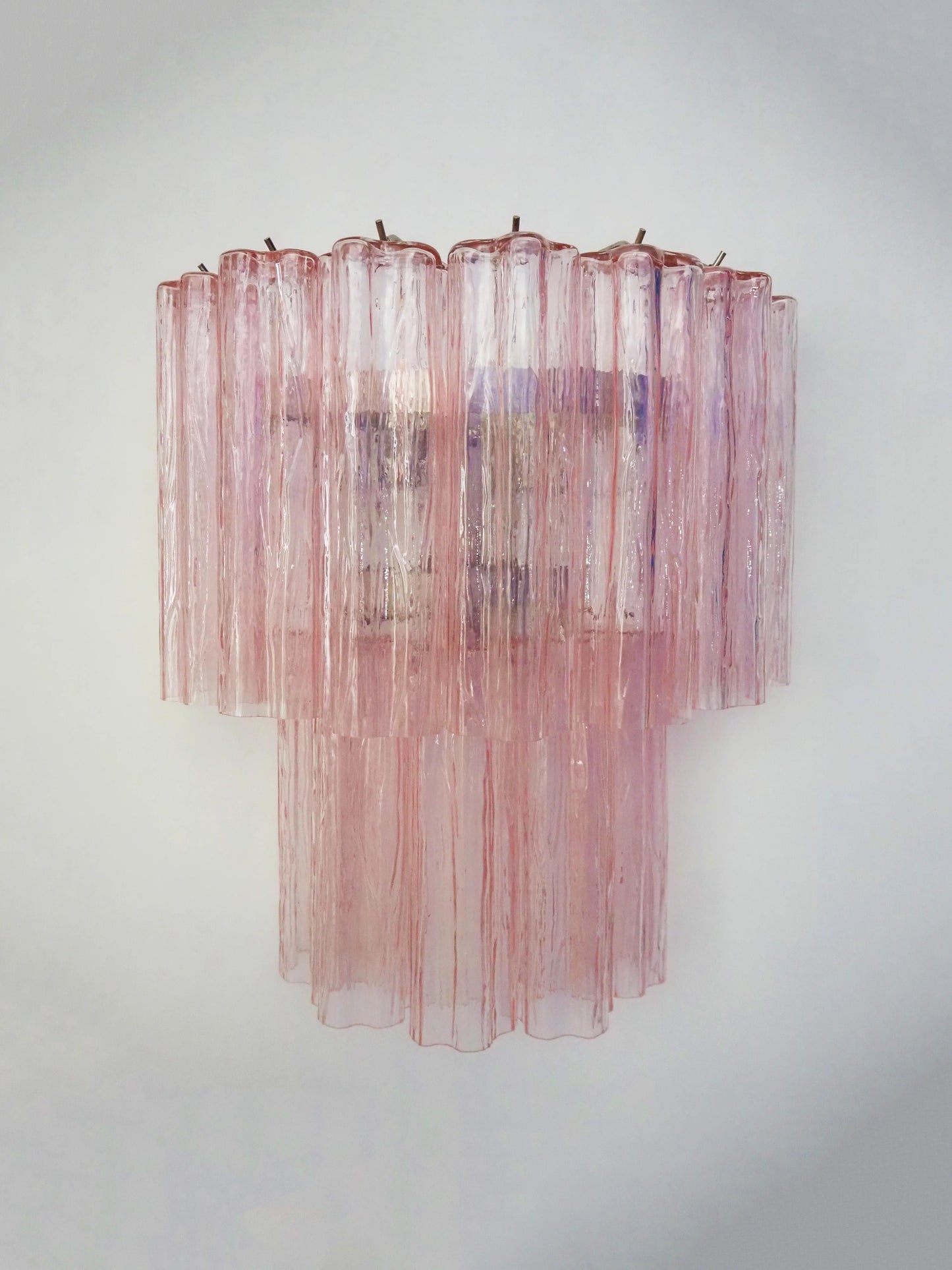 Pink Murano Glass Wall Sconces - Nuvé