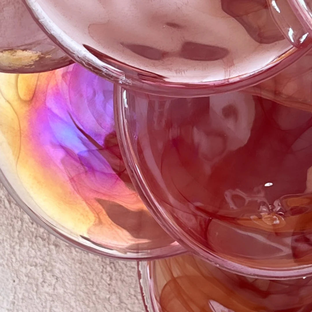 Pink Vintage Murano Glass Wall Lamp - Nuvé