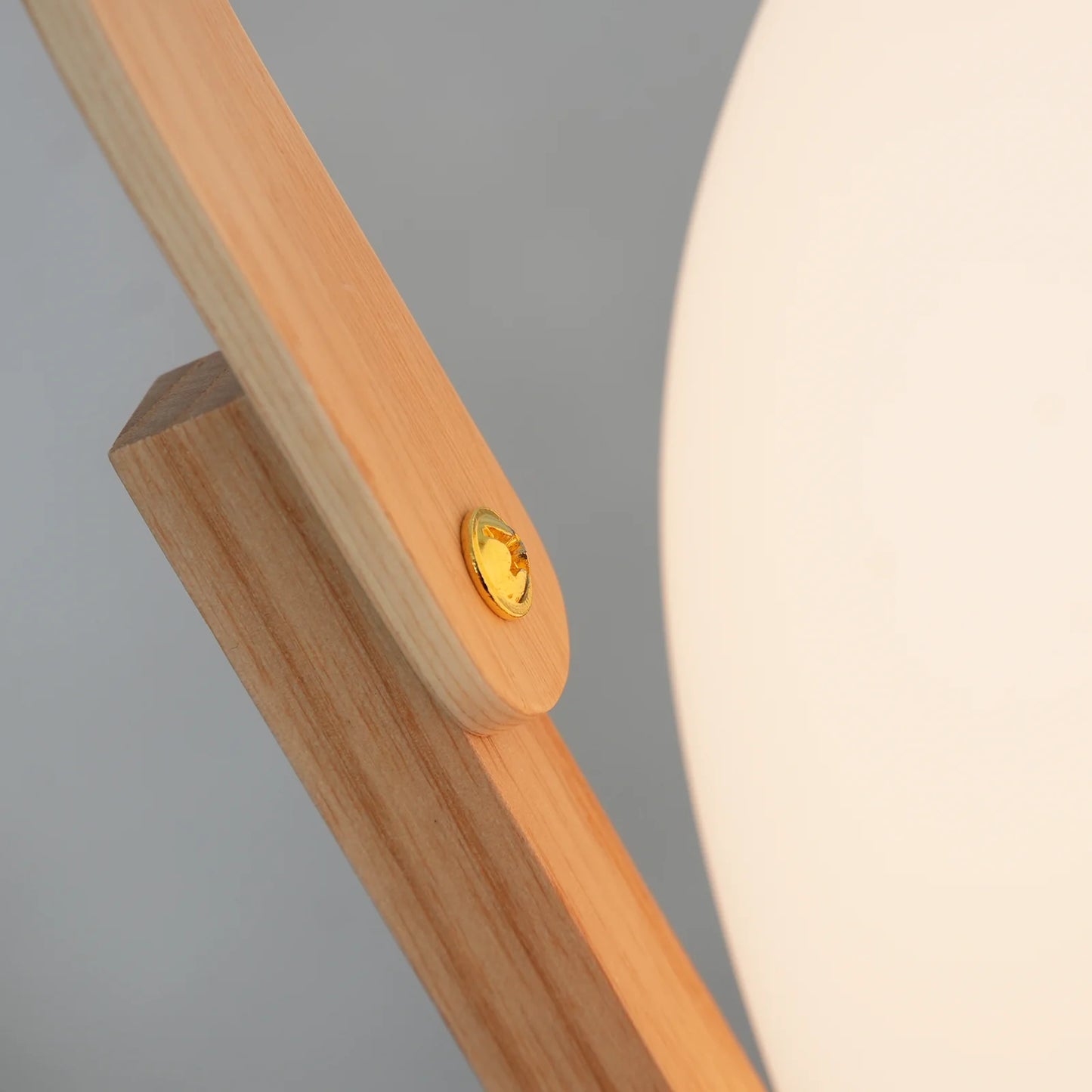 Portable Wood Lantern Glass Table Lamp - Nuvé