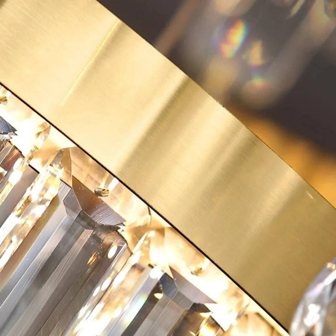 Prazzo Ring Staircase Crystal Chandelier - Nuvé