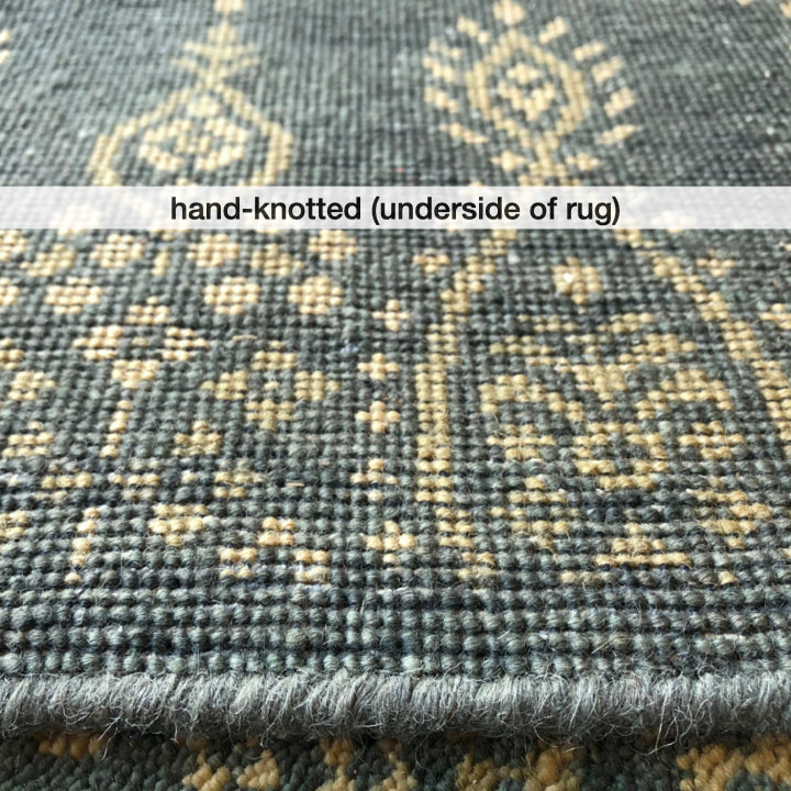 Arabesque Design Teal 10' Runner - Nuvé