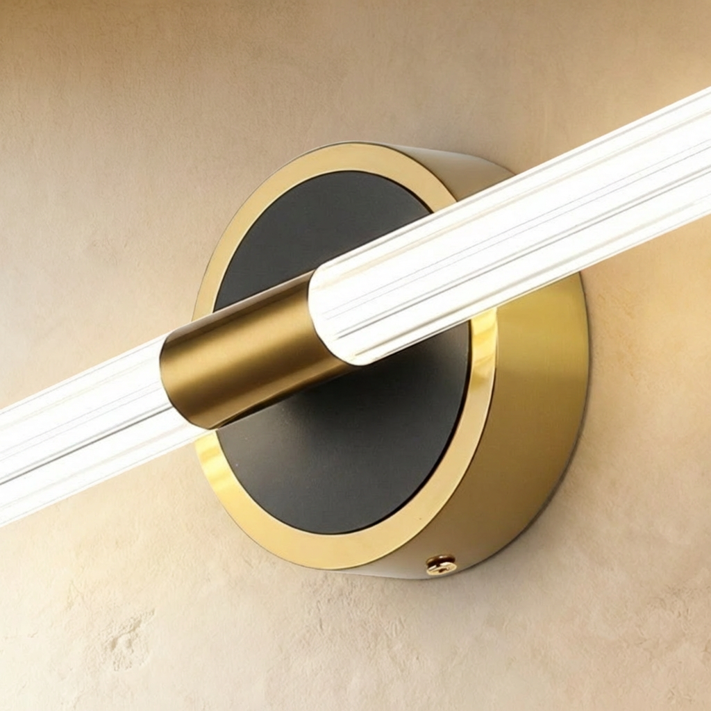 Close-up of Residence Supply Lacto Wall Lamp showing its sleek, modern design on a plain background.