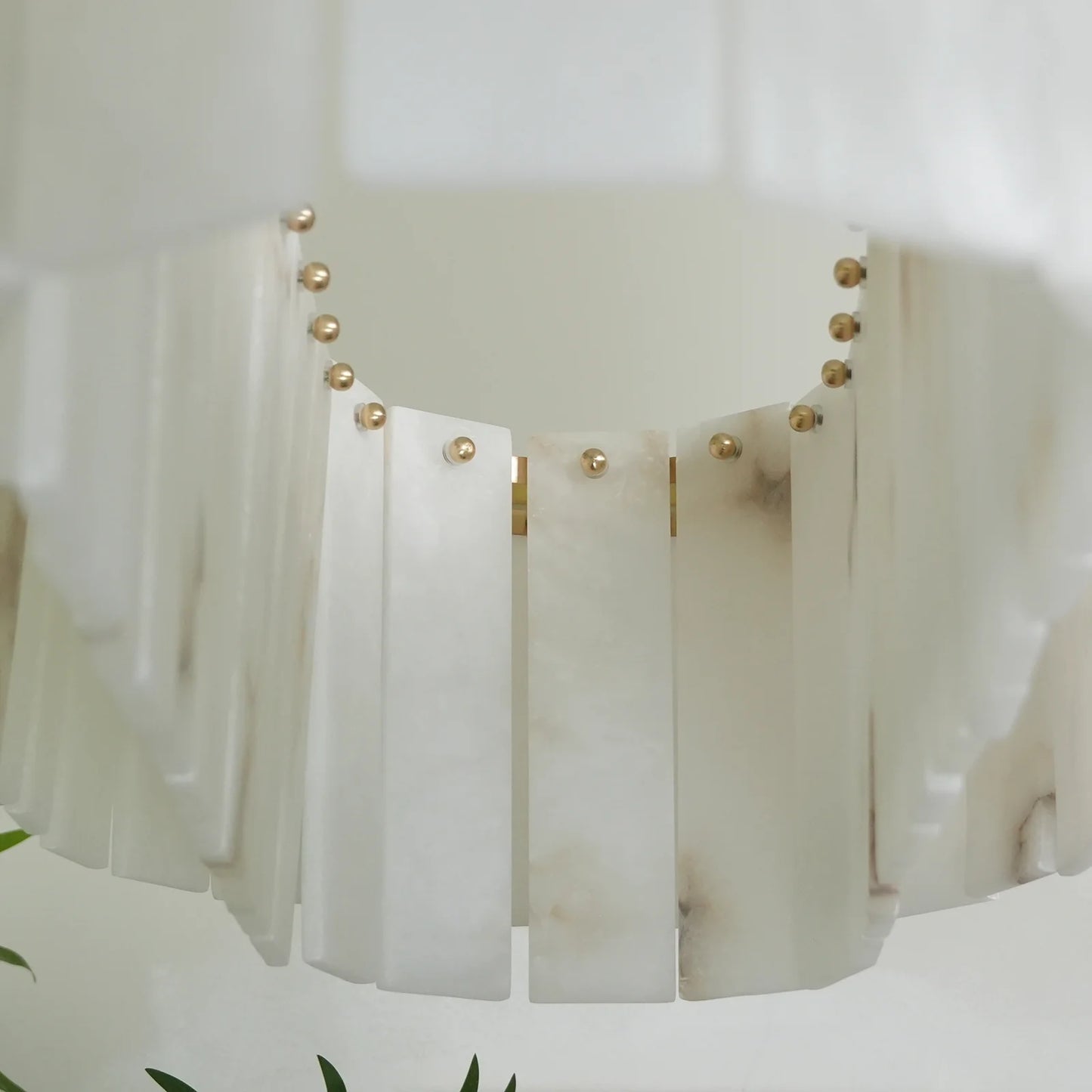 Rectangular Linear Alabaster Chandelier - Nuvé