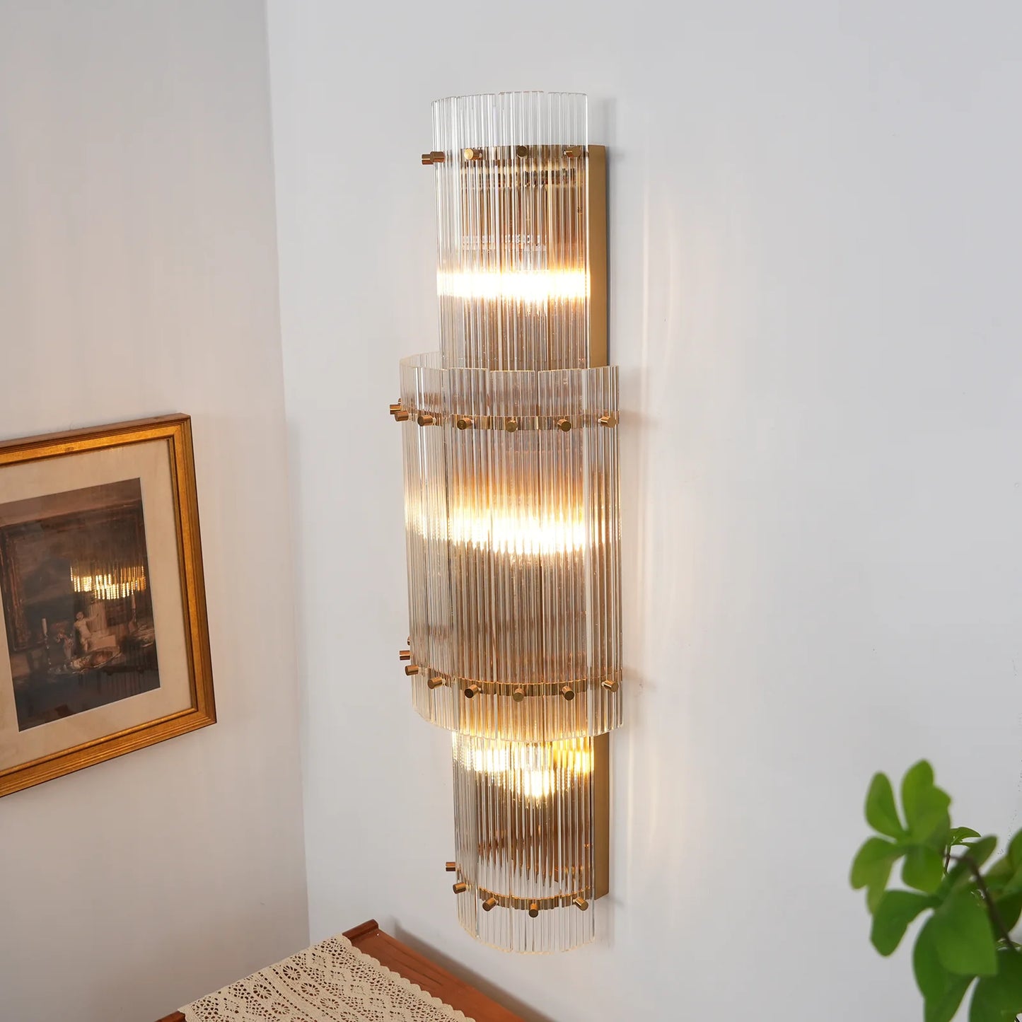 Rectangular San Marco Grand Round Wall Sconces - Nuvé