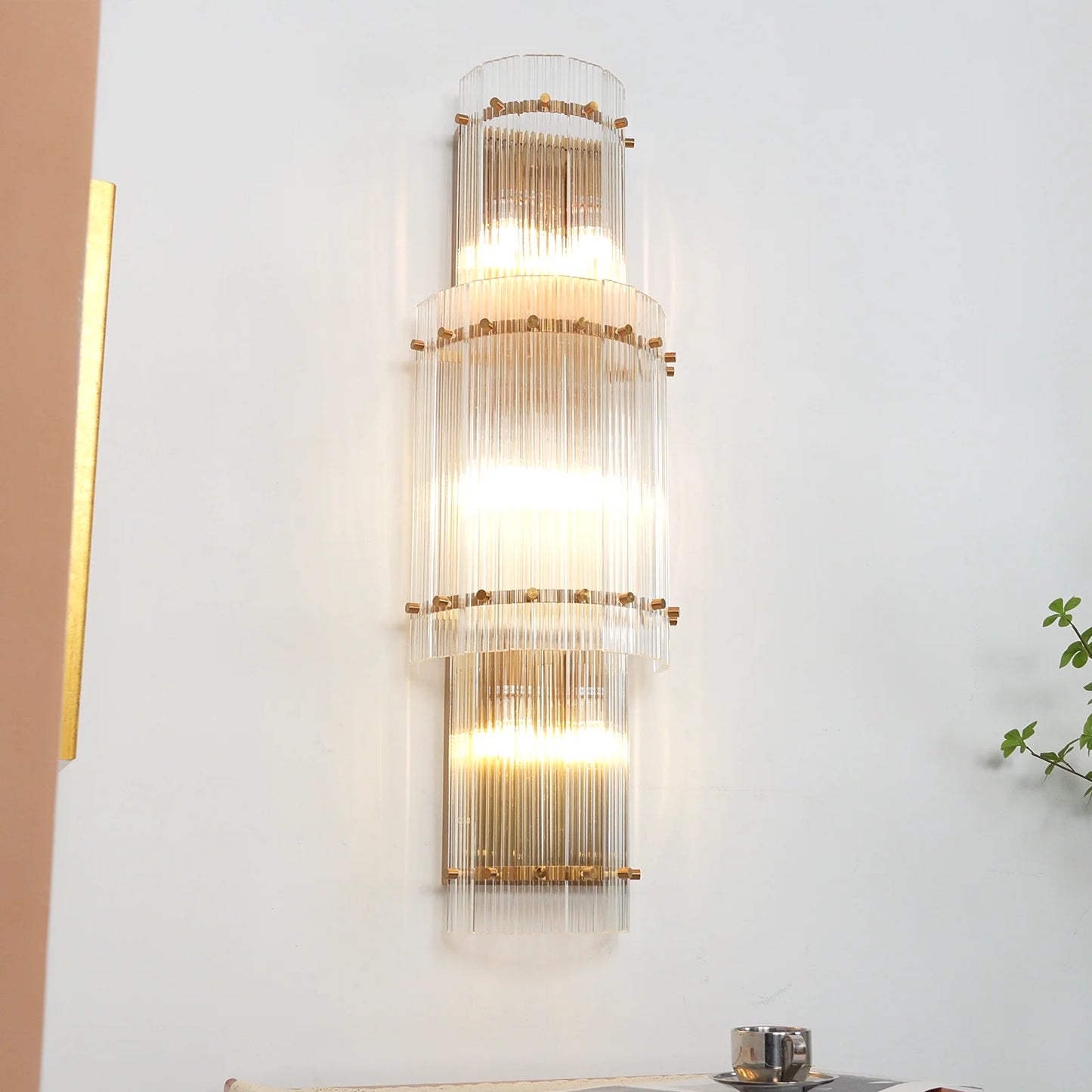 Rectangular San Marco Grand Round Wall Sconces - Nuvé