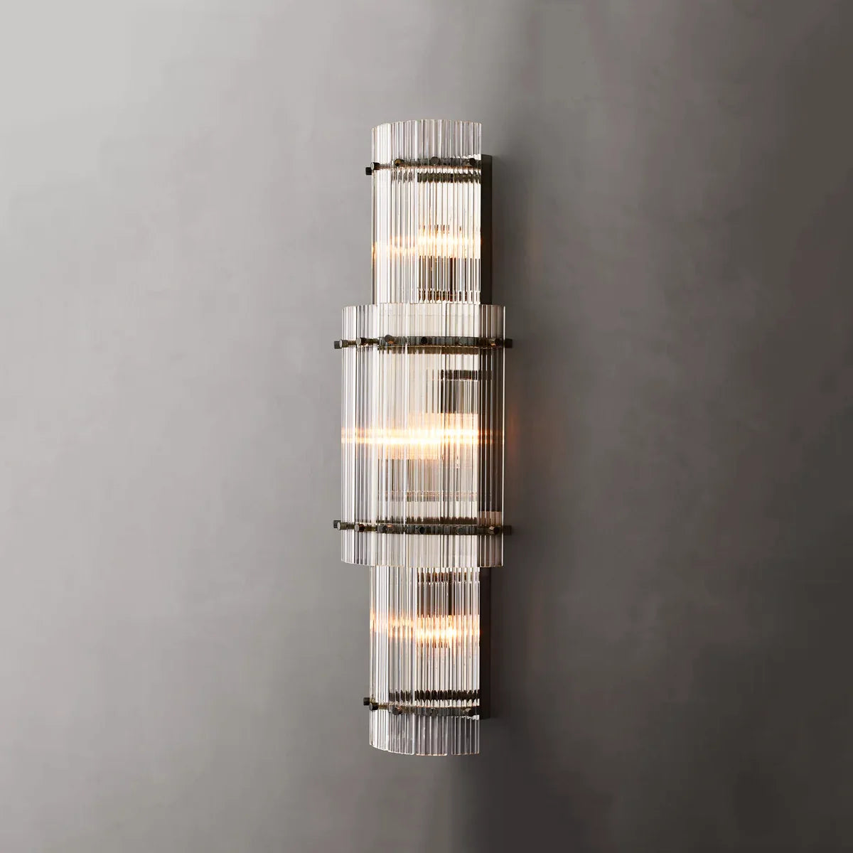 Rectangular San Marco Grand Round Wall Sconces - Nuvé