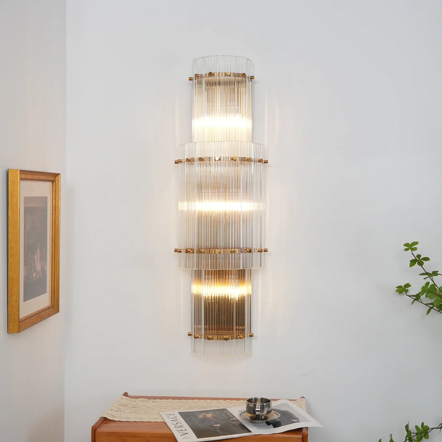 Rectangular San Marco Grand Round Wall Sconces - Nuvé