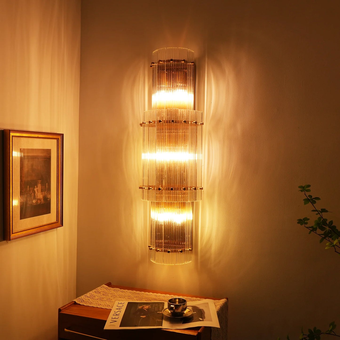 Rectangular San Marco Grand Round Wall Sconces - Nuvé