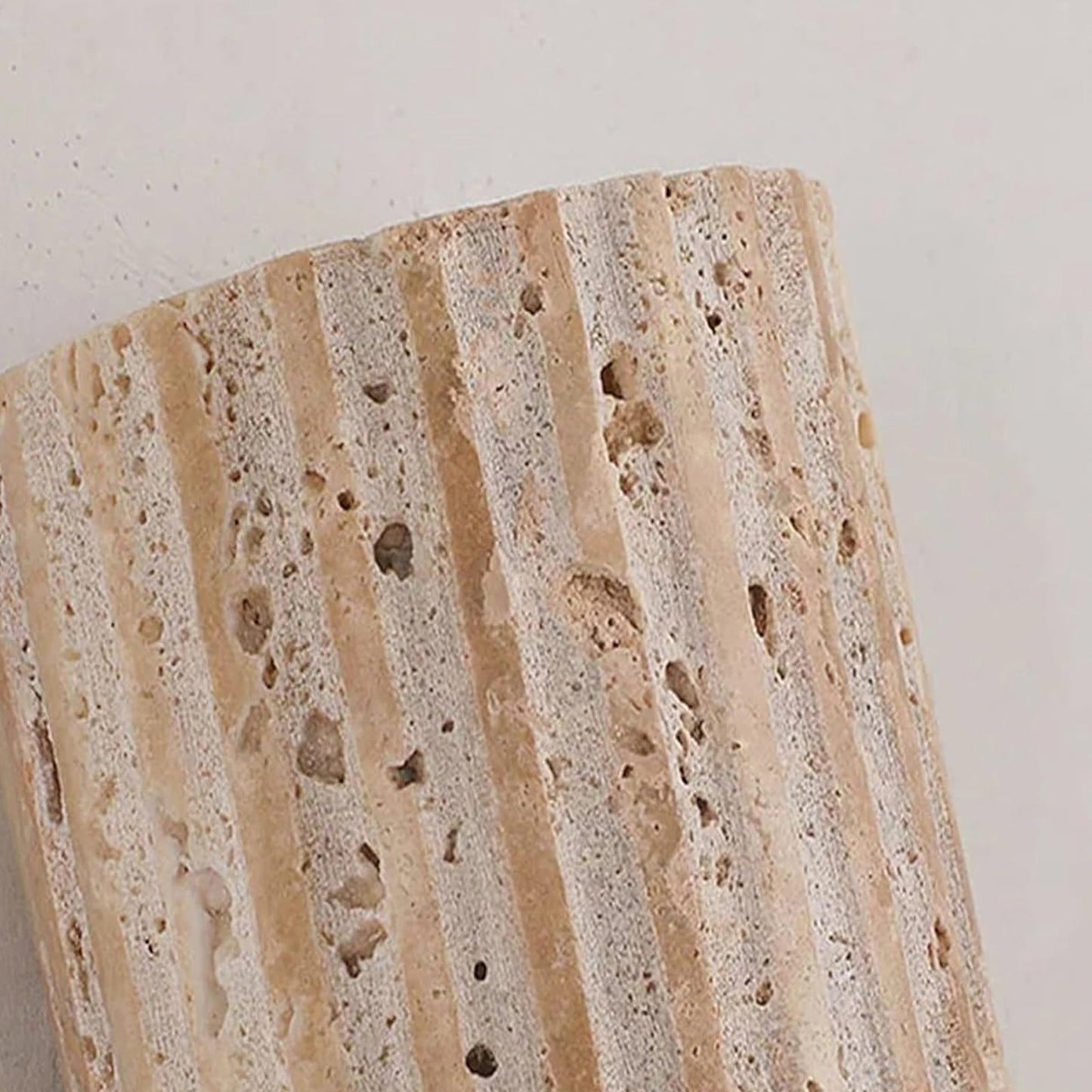 Travertine Outdoor Garden Wall Lamp - Nuvé