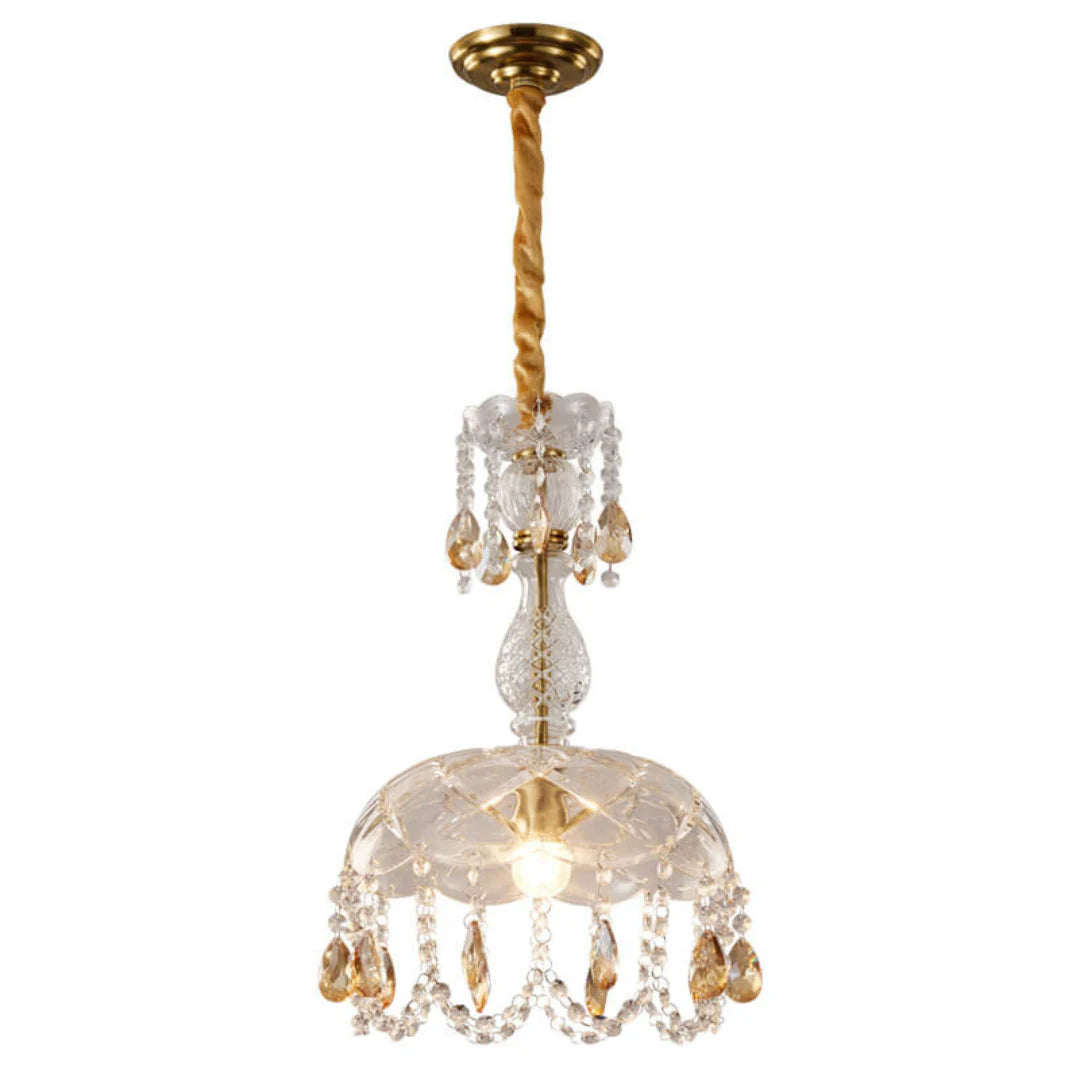 Rondelle Crystal Flower Pendant lamp - Nuvé