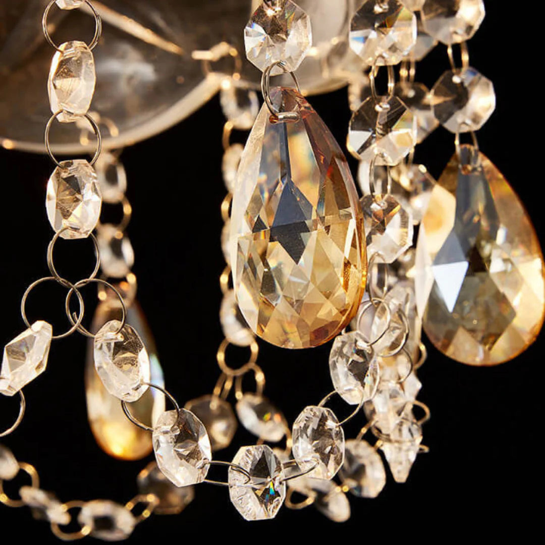 Rondelle Crystal Flower Pendant lamp - Nuvé