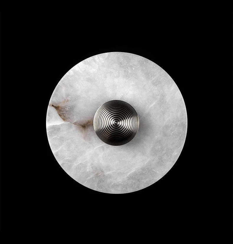 Round Alabaster Wall Lamp - Nuvé