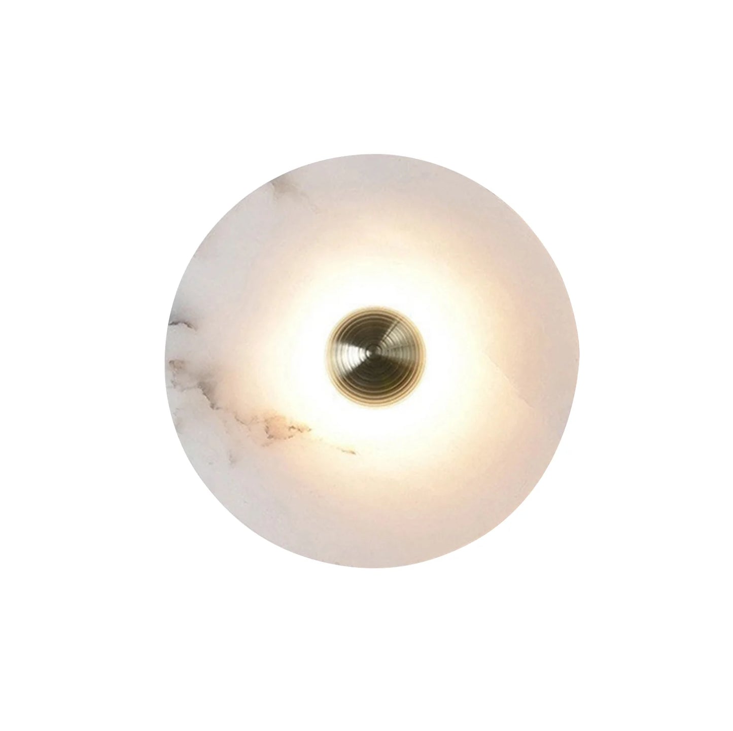 Round Alabaster Wall Lamp - Nuvé