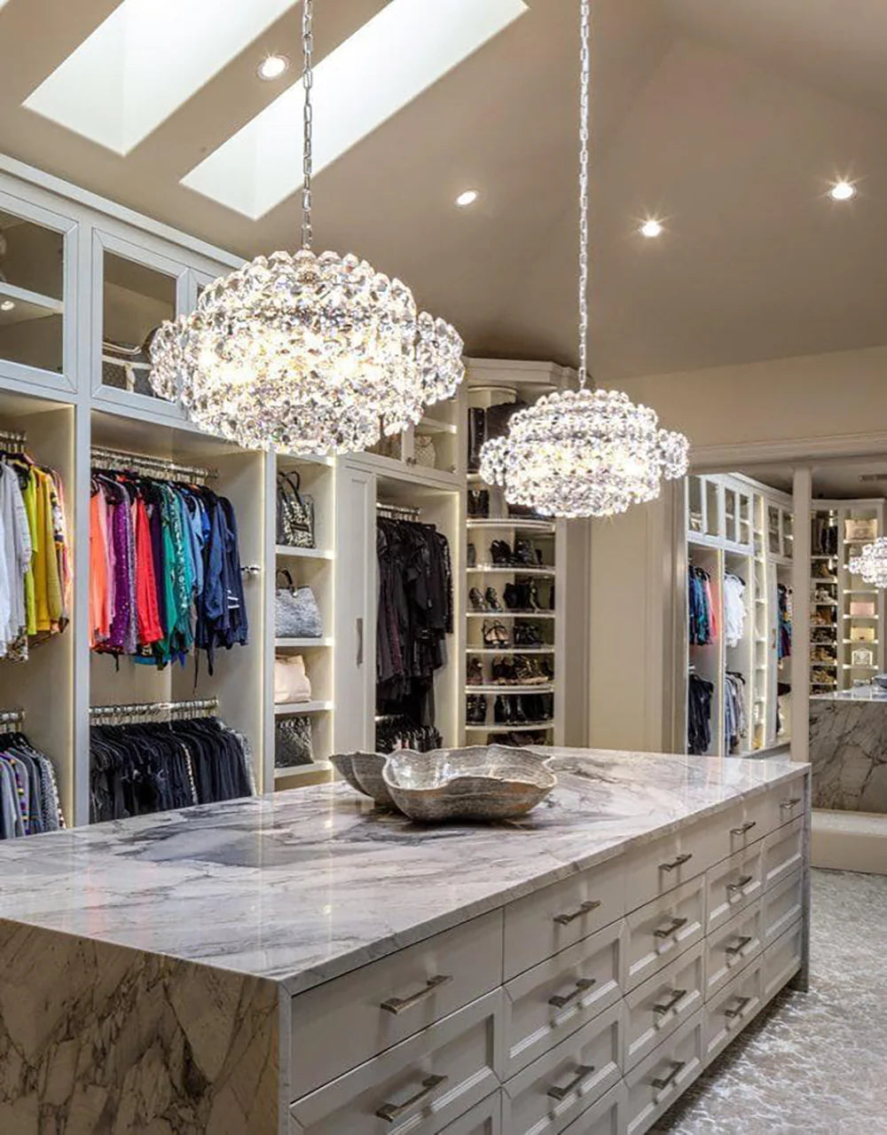 Sanger Glass Chandelier - Nuvé