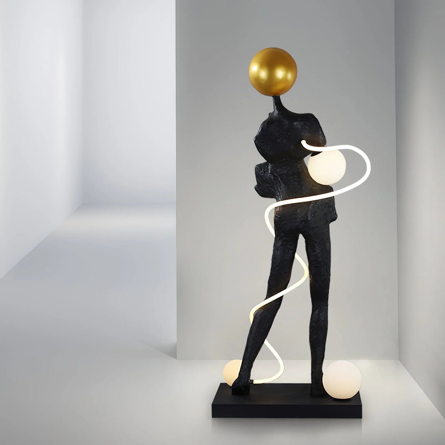 Sculpture Ginasta Spiral Floor Lamp - Nuvé
