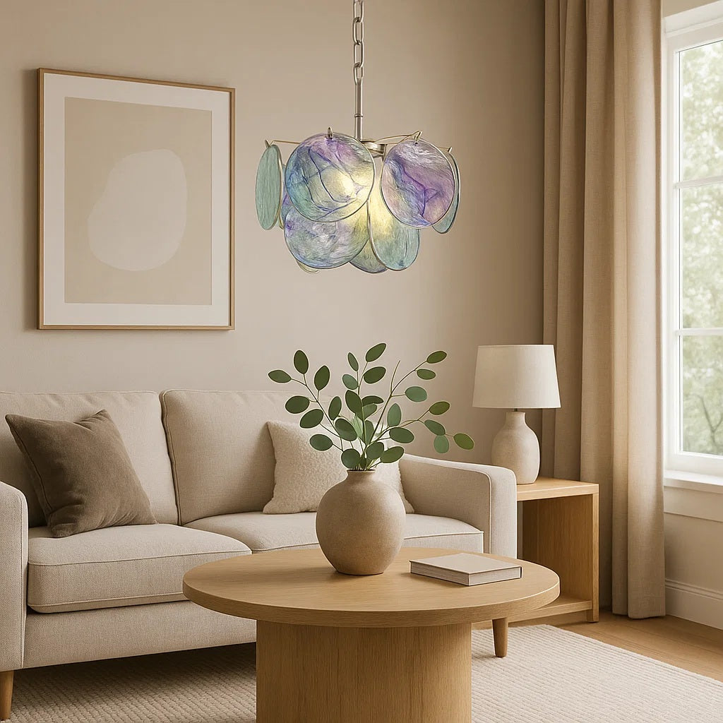 Murano Glass Disc Chandelier - Nuvé