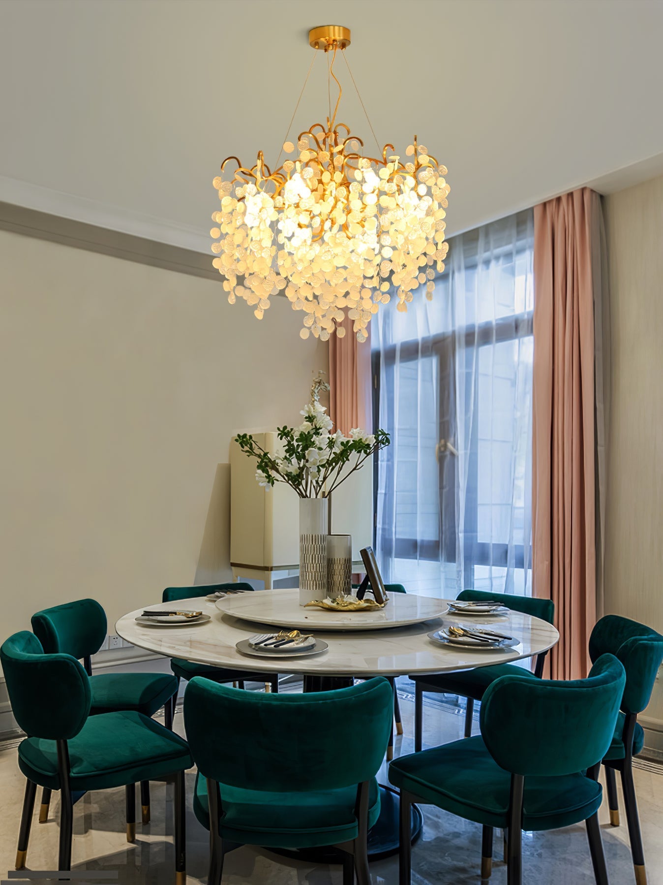 Shiro Noda Round Chandelier - Nuvé