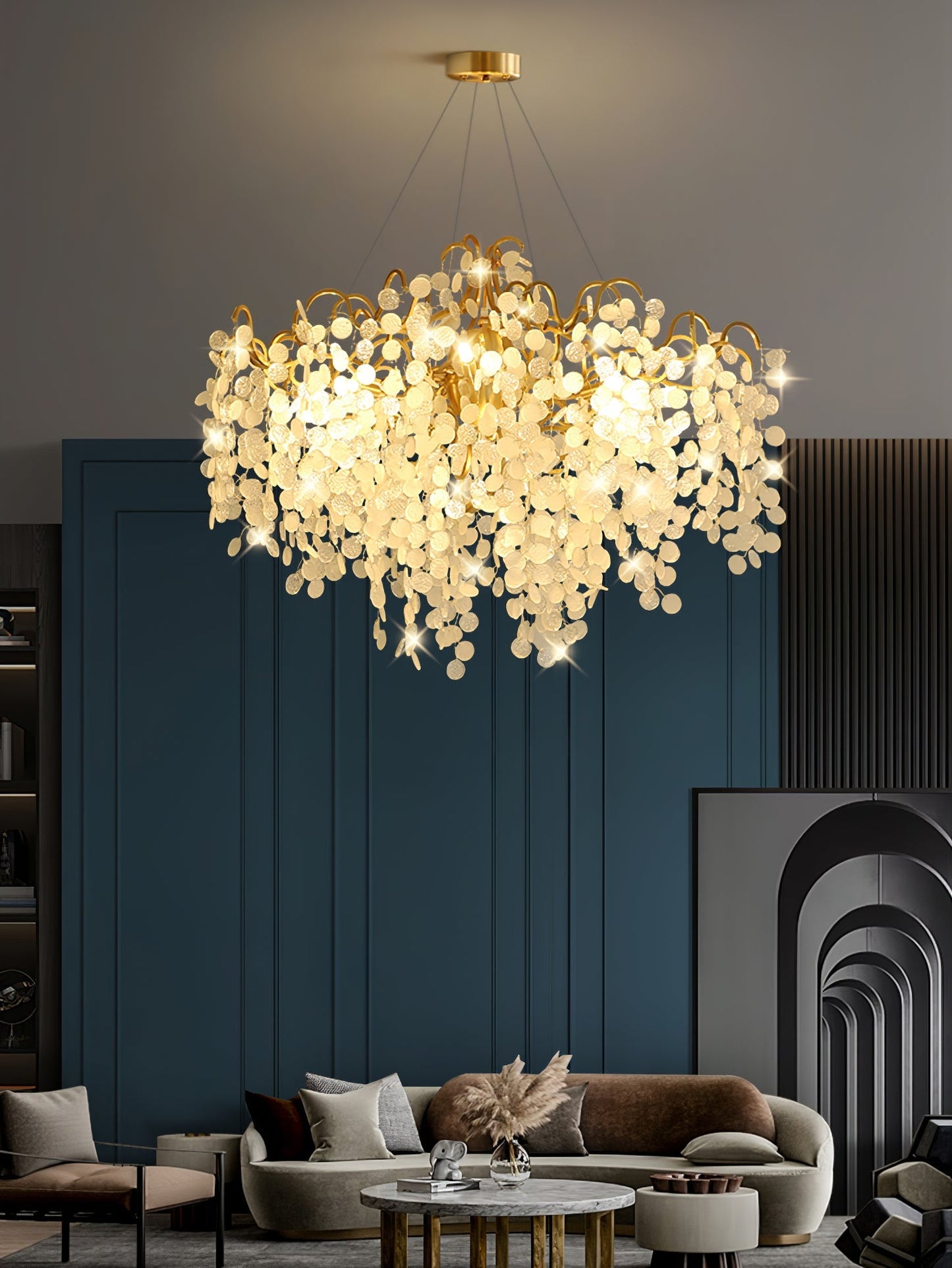 Shiro Noda Round Chandelier - Nuvé