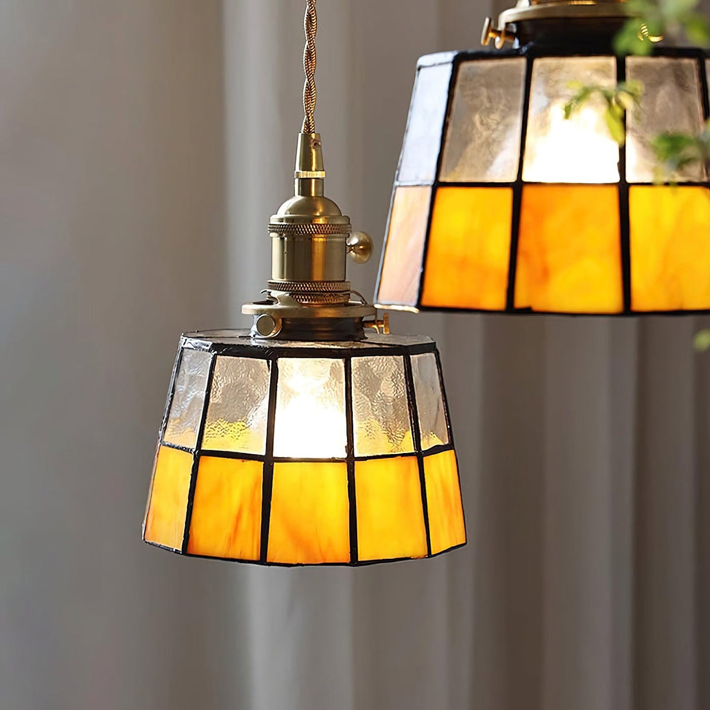 Stained Glass Pendant Light