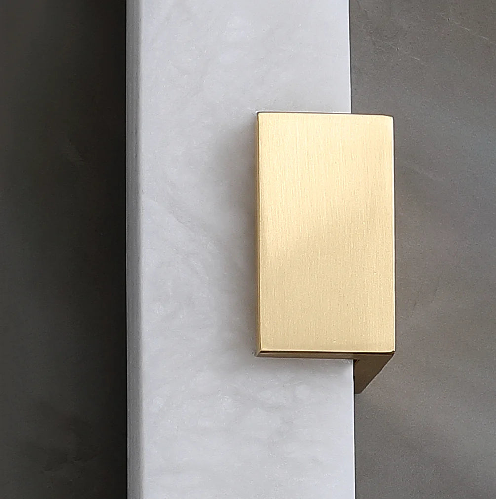 Strip Copper Alabaster Wall Lamp - Nuvé