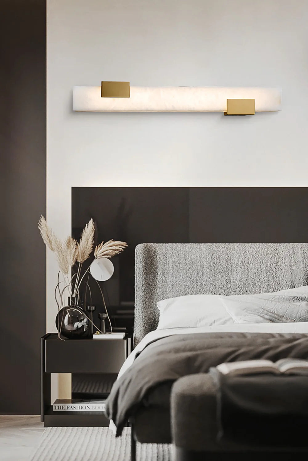 Strip Copper Alabaster Wall Lamp - Nuvé