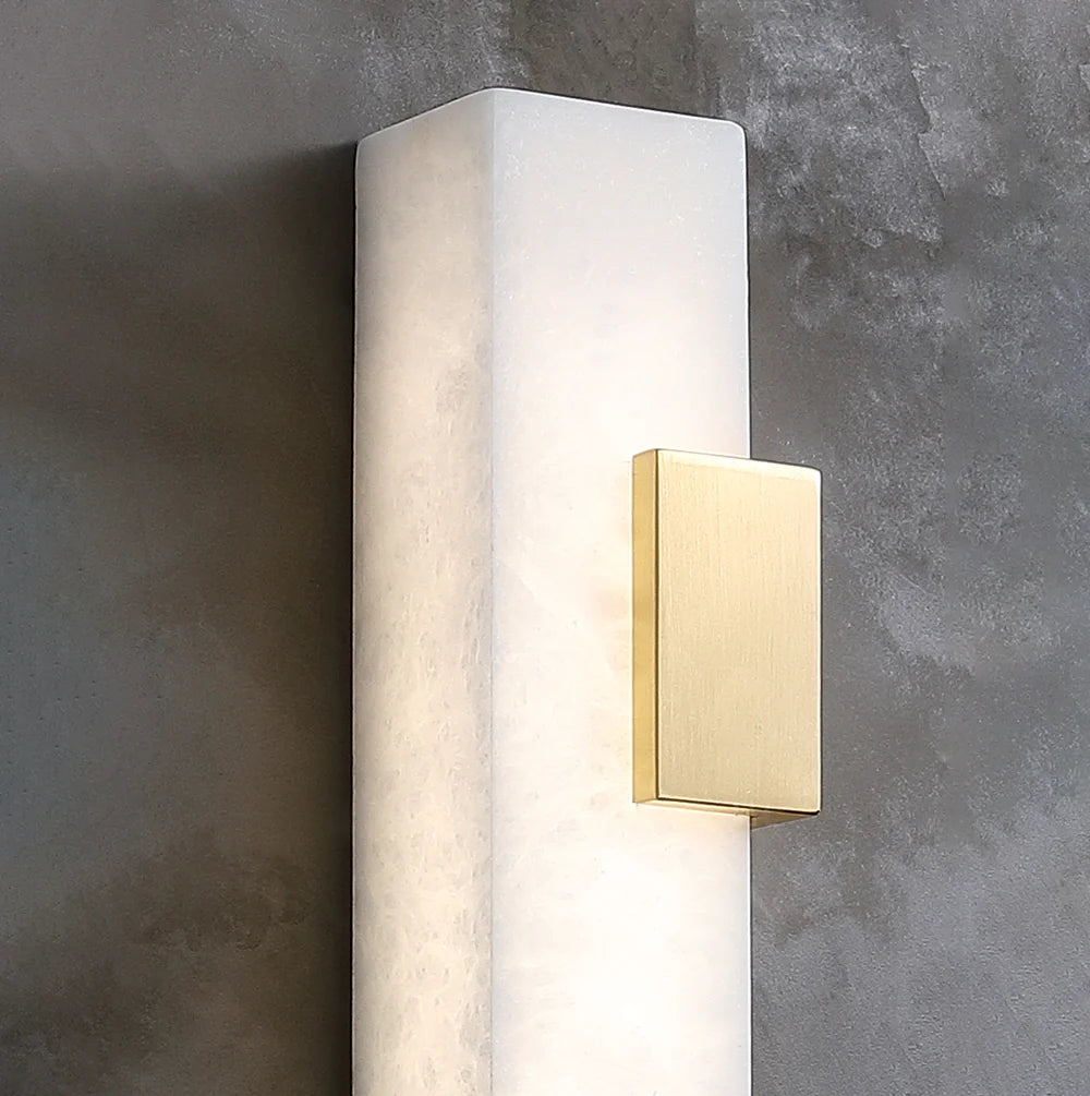 Strip Copper Alabaster Wall Lamp - Nuvé