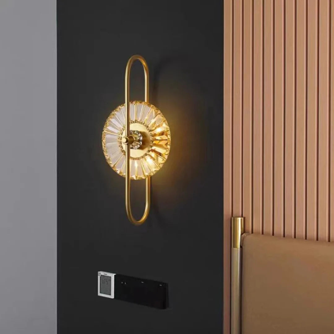 Sunflower Crystal Wall Light - Nuvé