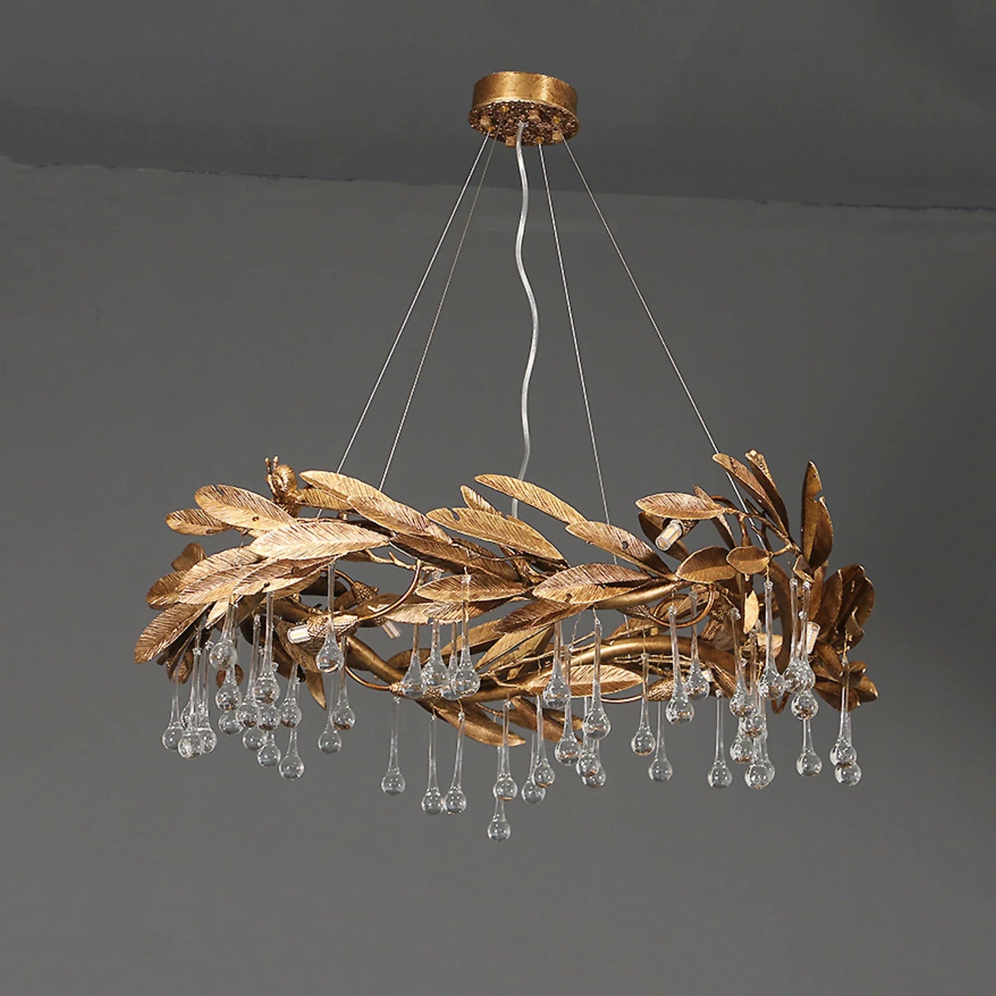 Teardrop Crystal Blade Chandelier - Nuvé