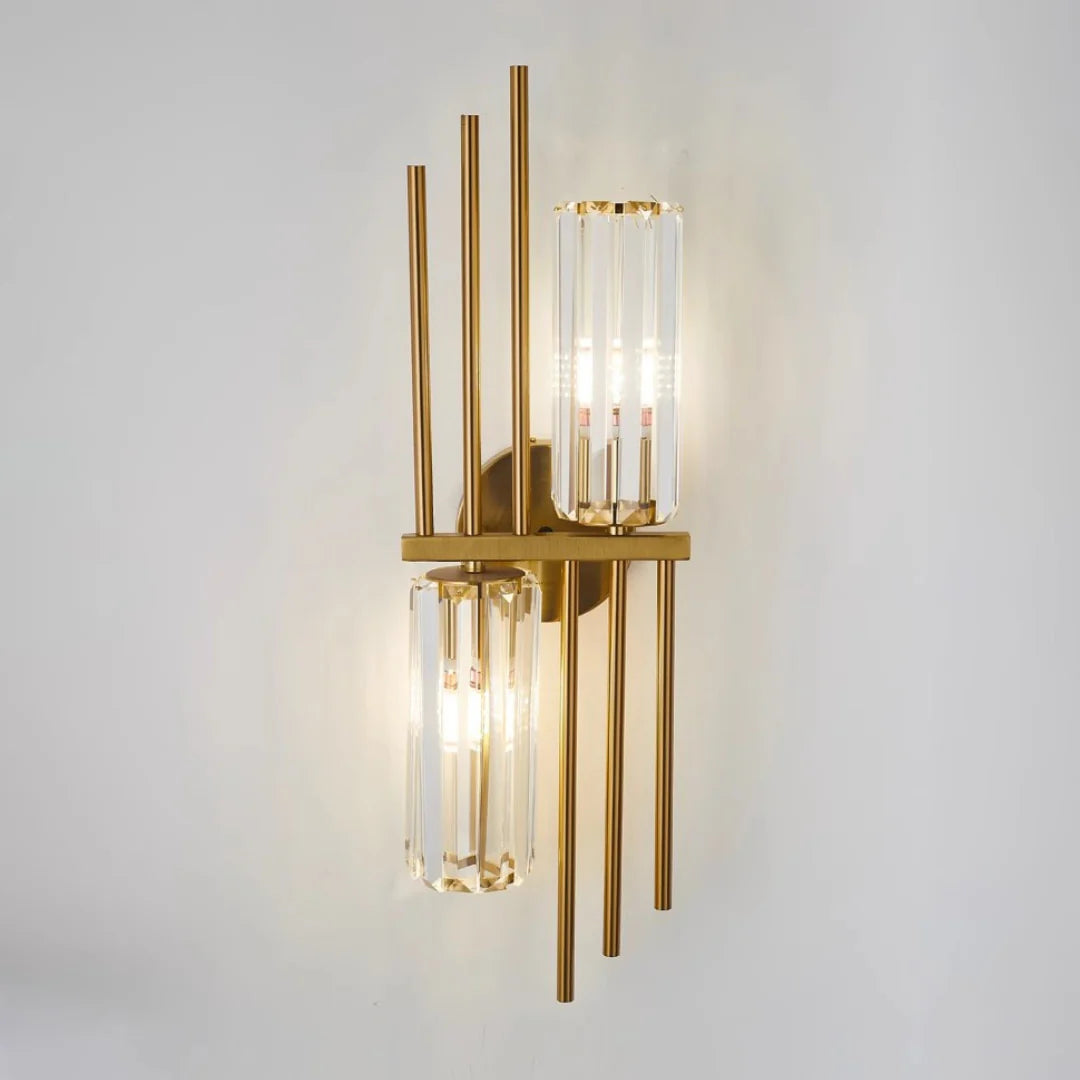 Three Crystal Wall Lamps - Nuvé