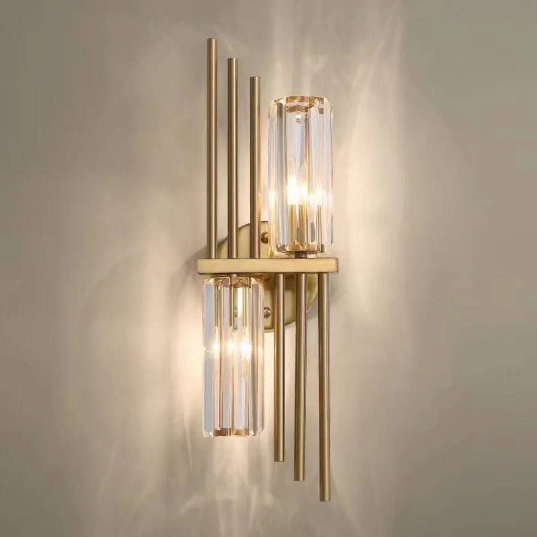 Three Crystal Wall Lamps - Nuvé
