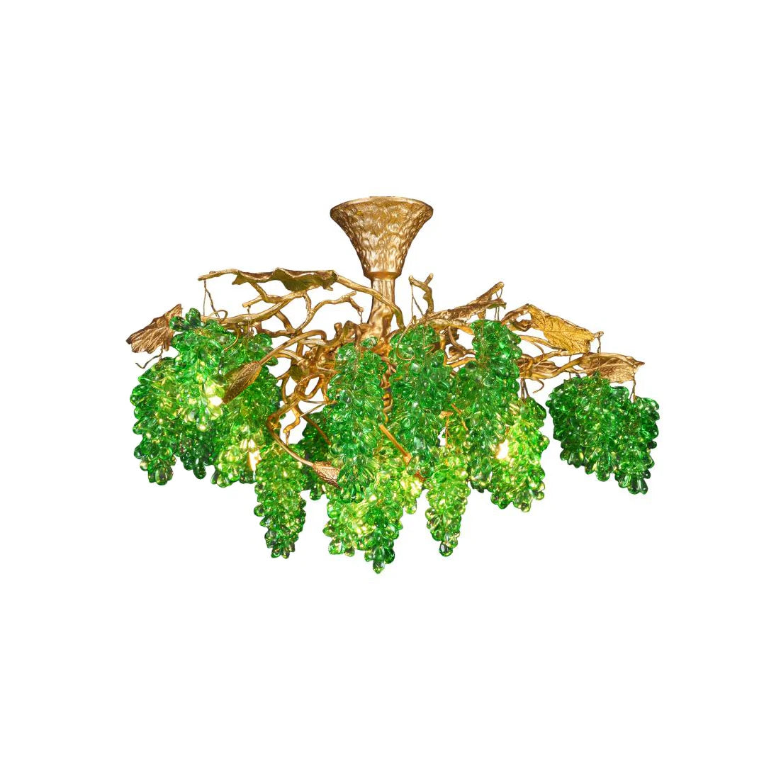 Tree Branch Glass Grape Chandelier - Nuvé