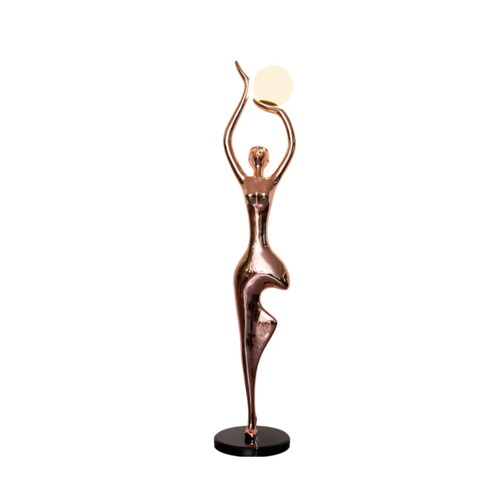 Tree Pose Yoga Sculpture Floor Lamp - Nuvé