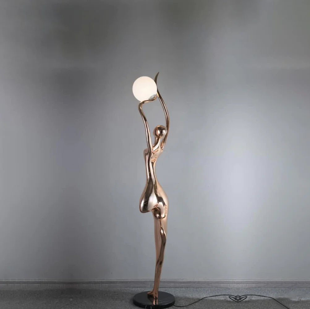 Tree Pose Yoga Sculpture Floor Lamp - Nuvé