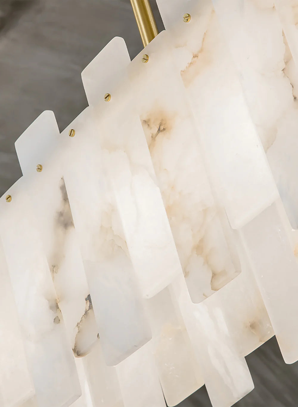 Modern Alabaster Venus Linear Chandelier - Nuvé