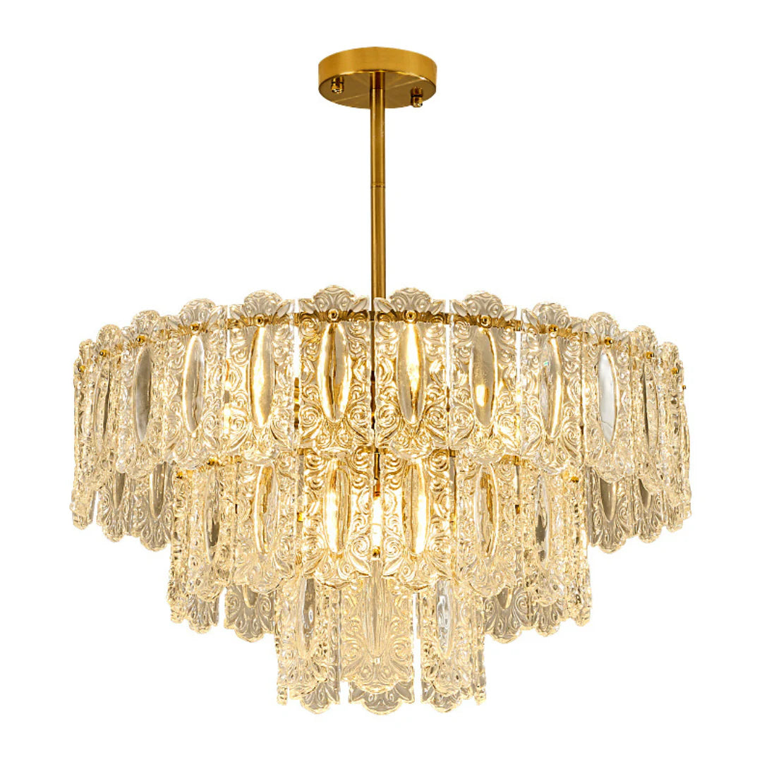 Vienna Glass Petals Chandelier - Nuvé