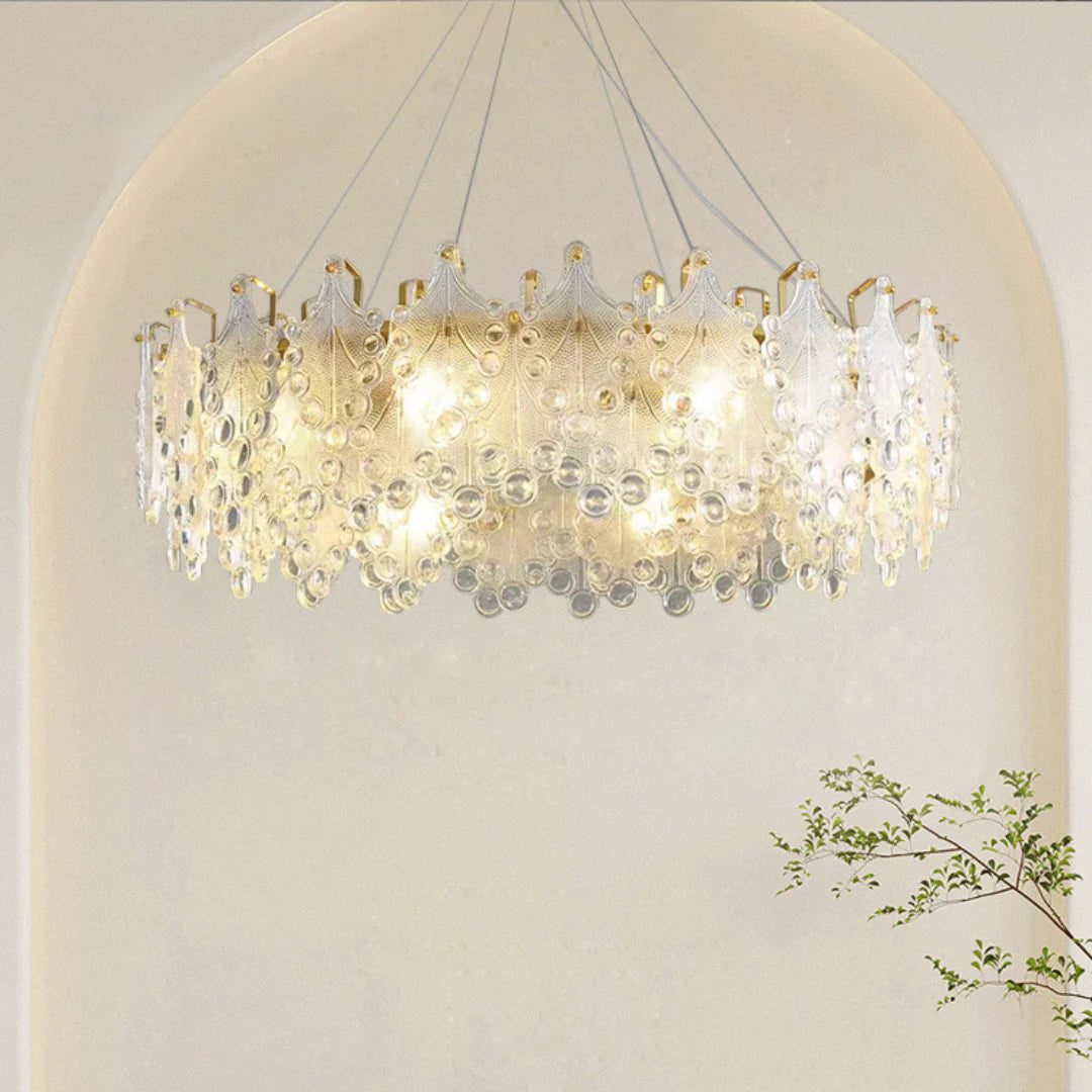 Vilary Glass Chandelier - Nuvé