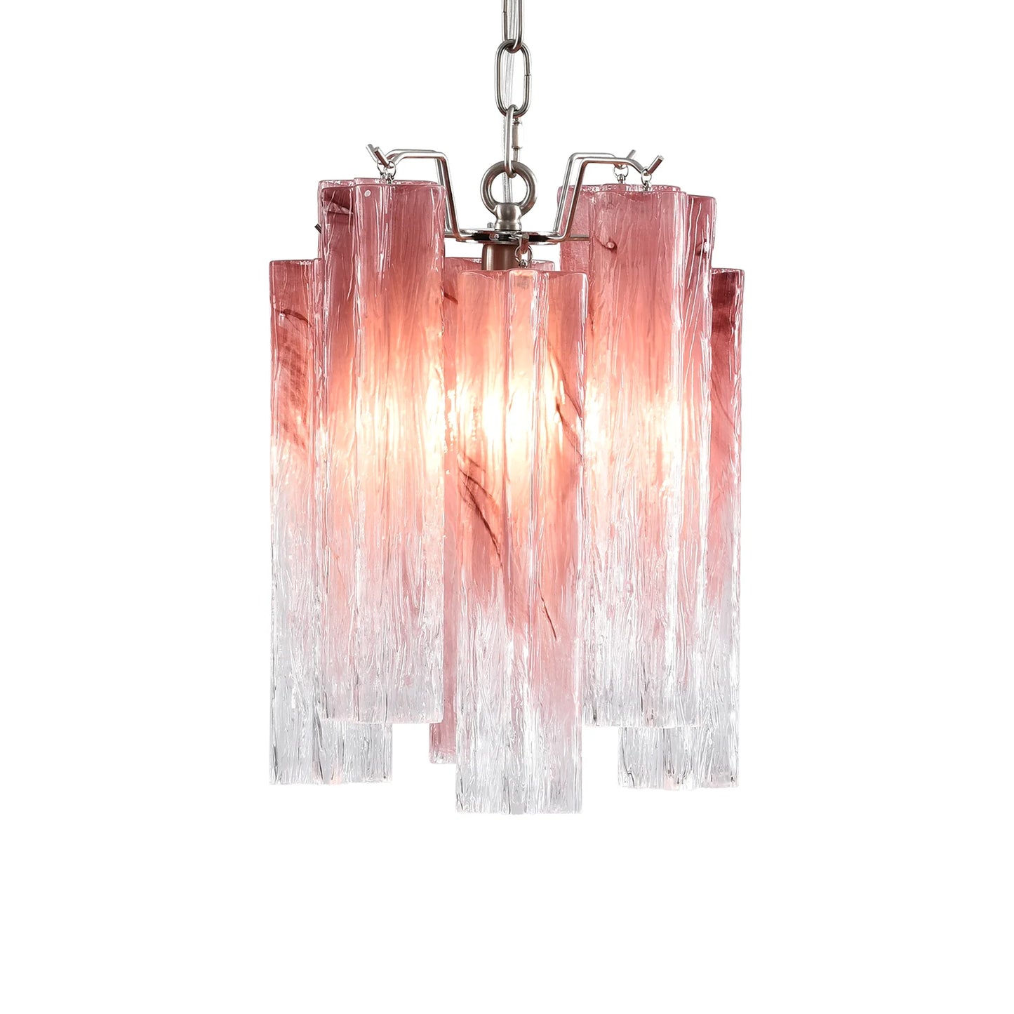 Vintage Gradient Red Murano Chandelier - Nuvé