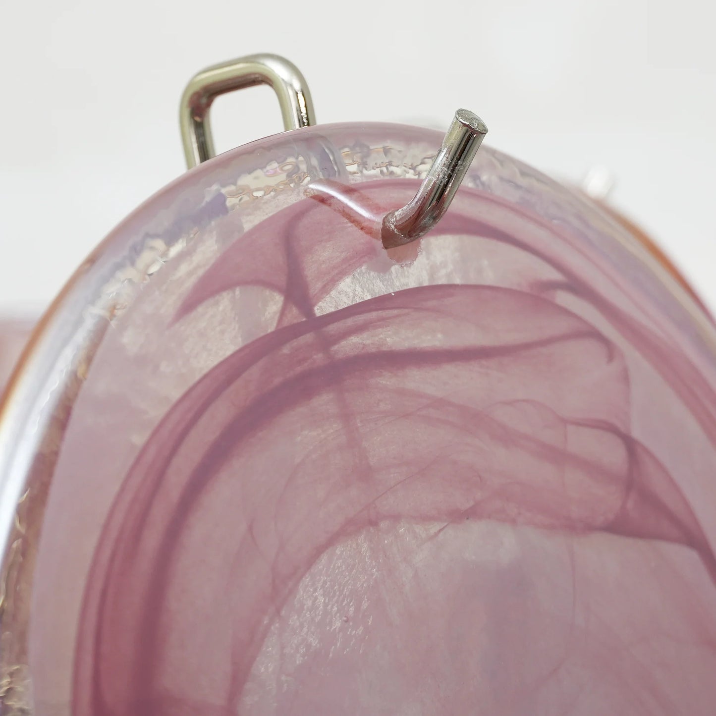 Vintage Murano Pink Glass Disks Chandelier - Nuvé
