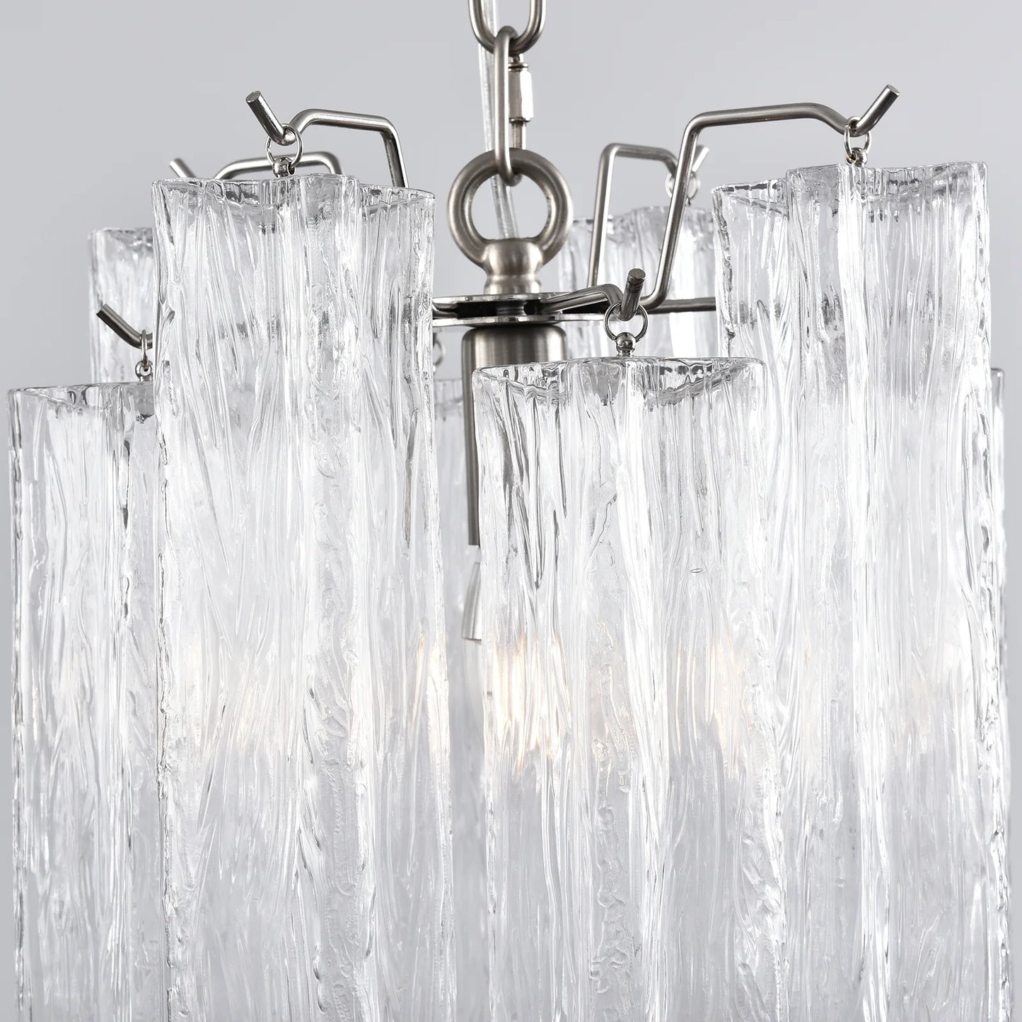 Vintage Transparent Murano Chandelier - Nuvé