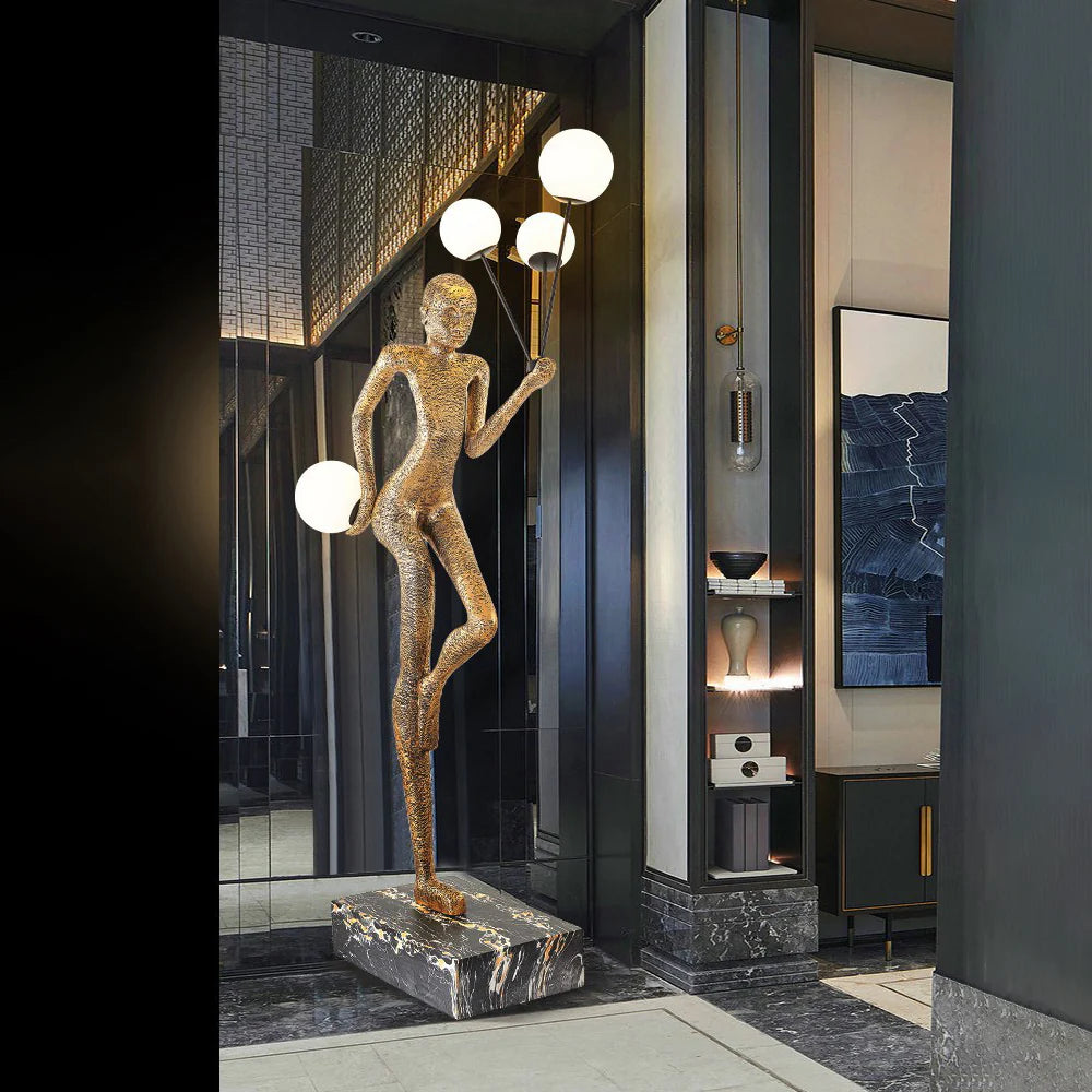 Welcome Sculpture Characters Floor Lamp - Nuvé